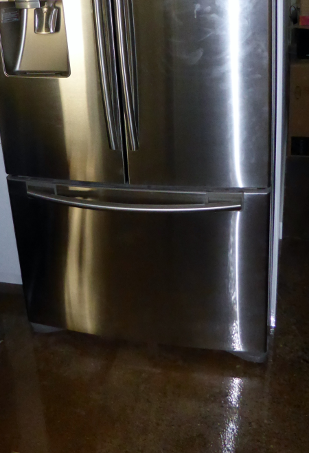 refridgerator Fridge under fire