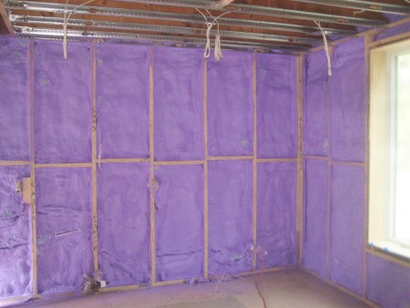 2 Pound spray foam